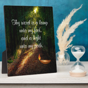 Placa Expositora Salmo 119:105 