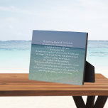 Placa Expositora Salmo 23 El Señor es la playa cristiana de mi Past<br><div class="desc">Hermosa fotografía de playa con el salmo 23: El Señor es mi pastor. No quiero. Él me obligó a acostarme en pastos verdes. Él me guió al lado de las aguas residuales. Él restaura mi alma. Esta placa de verso de la biblia cristiana bonito es un regalo maravilloso para una...</div>