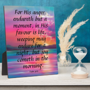 Placa Expositora Salmo 30:5