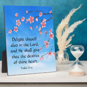 Placa Expositora Salmo 37:4