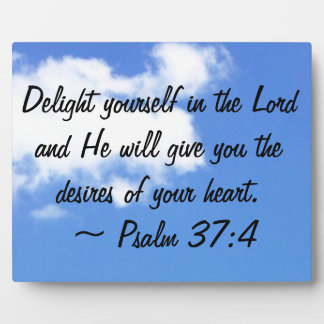 Placa Expositora Salmo 37:4