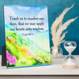 Placa Expositora Salmo 90:12