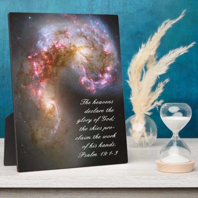 Placa Expositora Salmos 19 Inspiradores (Lado)