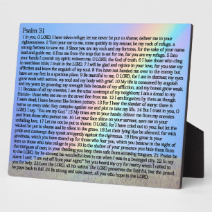 Placa Expositora Salmos 31:1-24