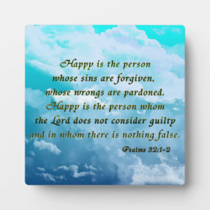 Placa Expositora Salmos 32:1-2