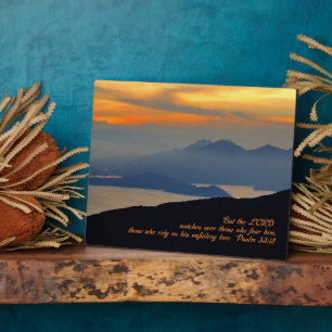 Placa Expositora Salmos 33:18 Inspiradores