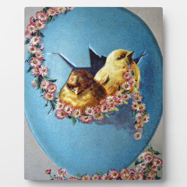 Placa Expositora Saludos de Pascua 1909 (Frente)