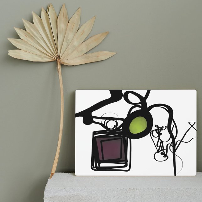 Placa Expositora Saludos desde Filydion: Resumen en blanco y negro (Subido por el creador)