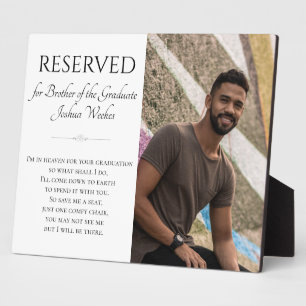 Placa Expositora Salvar a un hermano del graduado