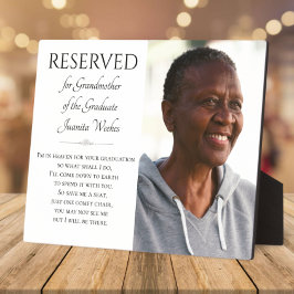 Placa Expositora Salven a una abuela del lugar del homenaje al grad