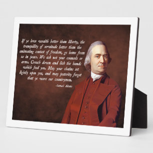 Placa Expositora Samuel Adams Liberty