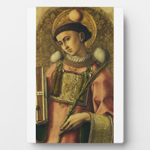 Placa Expositora San Esteban el Protomártir Iconografía Artística F