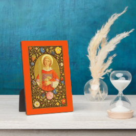 Placa Expositora San Esteban (PM 08) 5"x7" Plaque 1 con Easel