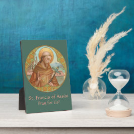 Placa Expositora San Francisco de Asís (BK 002) 5"x7"