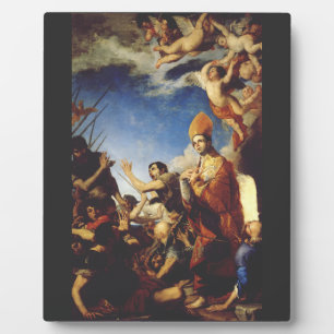 Placa Expositora San Jenaro, Obispo de Benevento - Arte fino