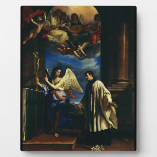 Placa Expositora San Luis Gonzaga Patrono de los Estudiantes Arte F