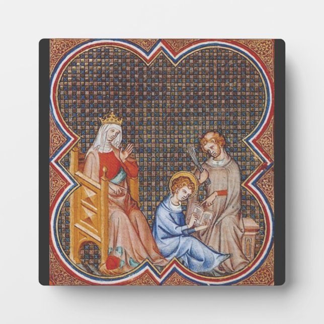 Placa Expositora San Luis IX de Francia (Frente)