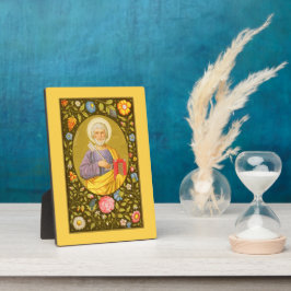 Placa Expositora San Pedro (PM 07) 5"x7" Plaque 1 con Easel