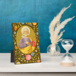 Placa Expositora San Pedro (PM 07) 5"x7" Plaque 2 con Easel