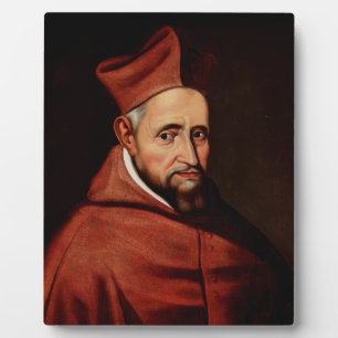 Placa Expositora San Roberto Belarmino Patrono de los canonistas
