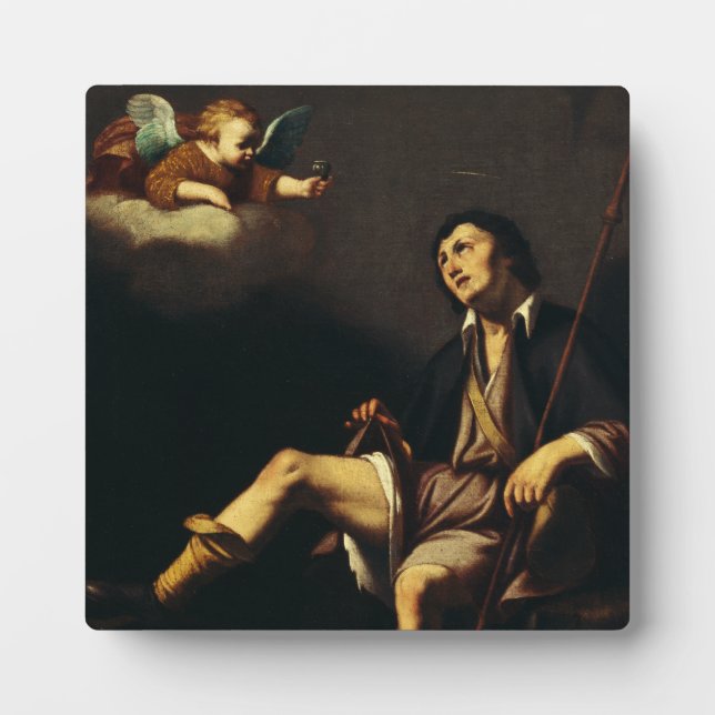 Placa Expositora San Roque y el Ángel de Guy François (Frente)