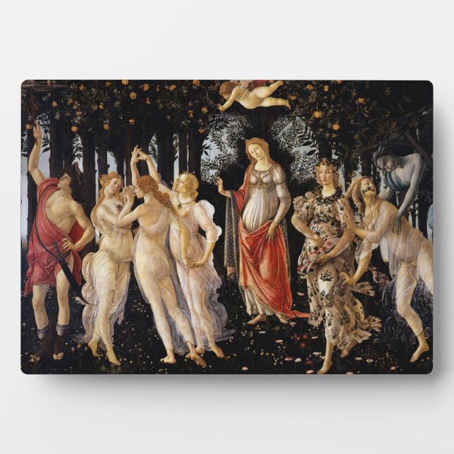 Placa Expositora Sandro Botticelli - La Primavera (Frente)