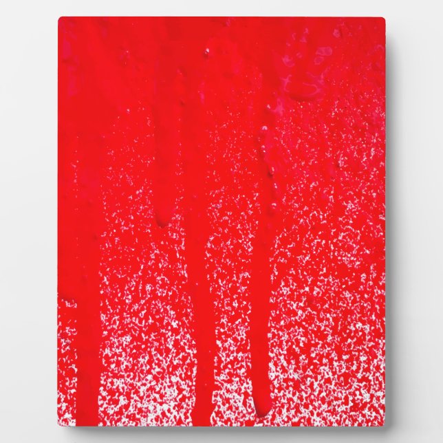 Placa Expositora sangre goteante (Frente)