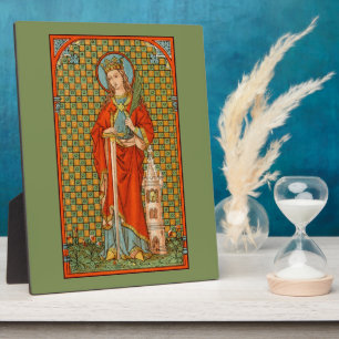 Placa Expositora Santa Bárbara (JP 01) 8"x10"