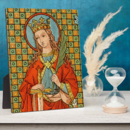 Placa Expositora Santa Bárbara (JP 01) 8"x10"