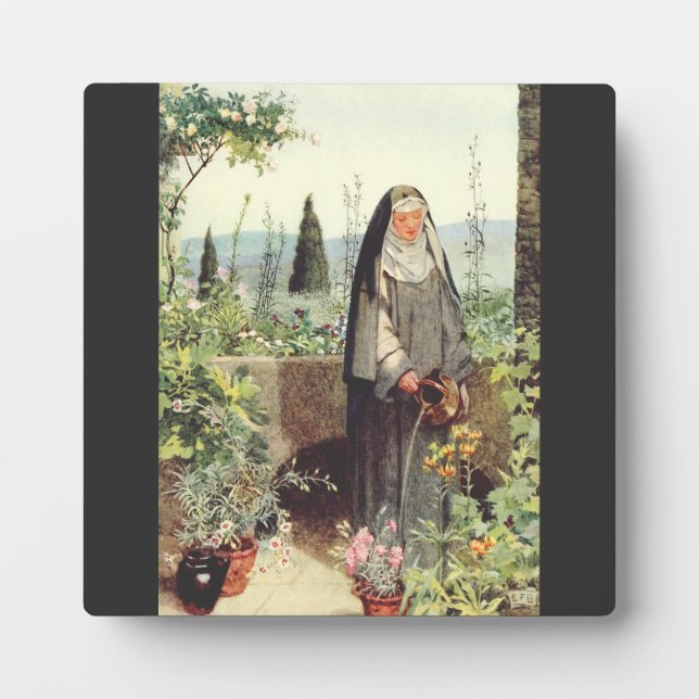 Placa Expositora Santa Catalina de Siena (Frente)