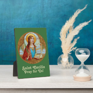 Placa Expositora Santa Cecilia de Roma (BK 003) 5"x7"