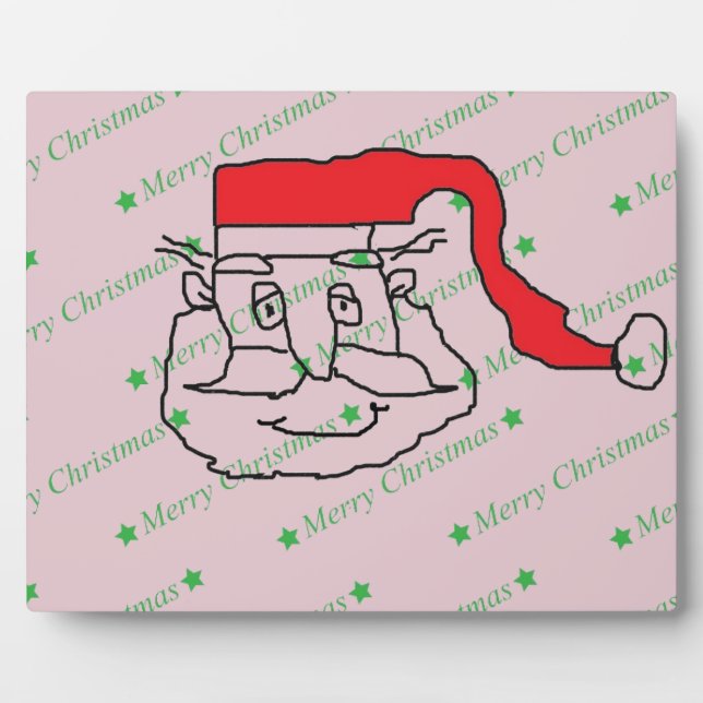 Placa Expositora Santa Claus (Frente)