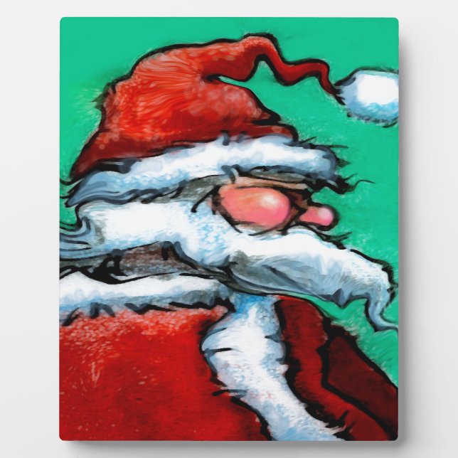 Placa Expositora Santa Claus (Frente)