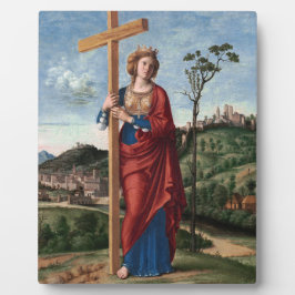 Placa Expositora Santa Elena con la Vera Cruz Arte Sagrado