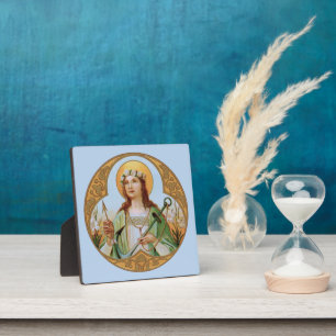 Placa Expositora Santa Filomena (BK 005) 5.25"x5.25" Cuadrado