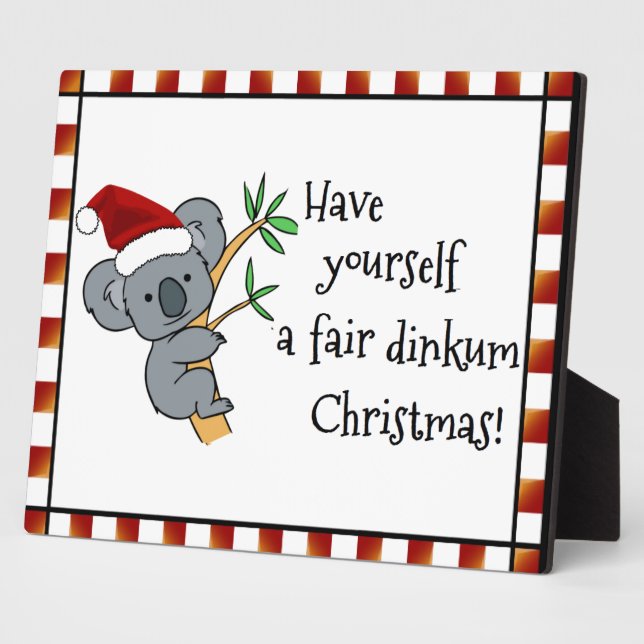 Placa Expositora Santa Koala - Fair Dinkum (Lado)