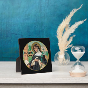 Placa Expositora Santa Rosa de Lima (detalle; K 48)