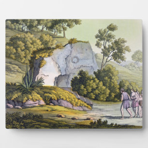 Placa Expositora Santuario solar, Perú, de 'Le Costume Ancien et Mo