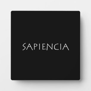Placa Expositora Sapiencia