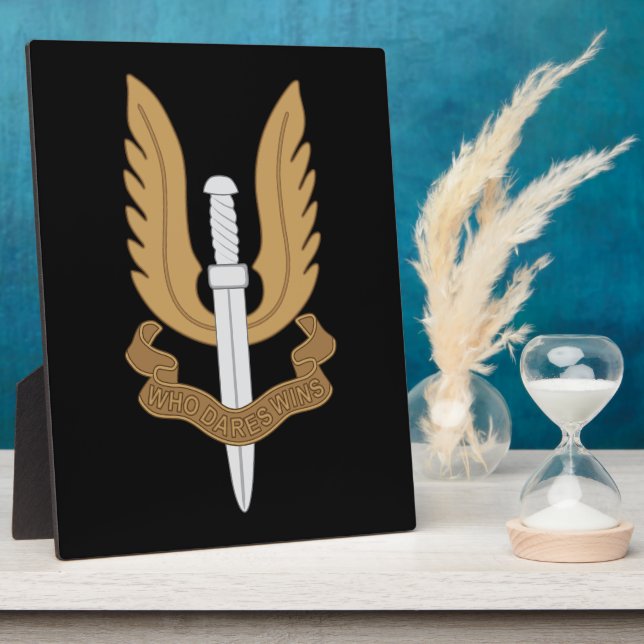 Placa Expositora SAS británicas (Lado)