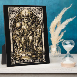 Placa Expositora Satan Enthroned