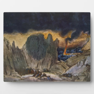 Placa Expositora Scenery design from Phedre, 1917 (colour litho)