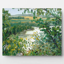 Placa Expositora Scenic River View From a High Bluff