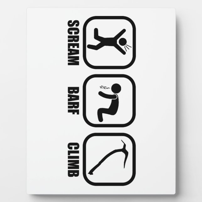 Placa Expositora Scream Barf Climb (Frente)