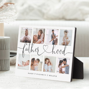 Placa Expositora Script de paternidad   Regalo Para El Collage de f