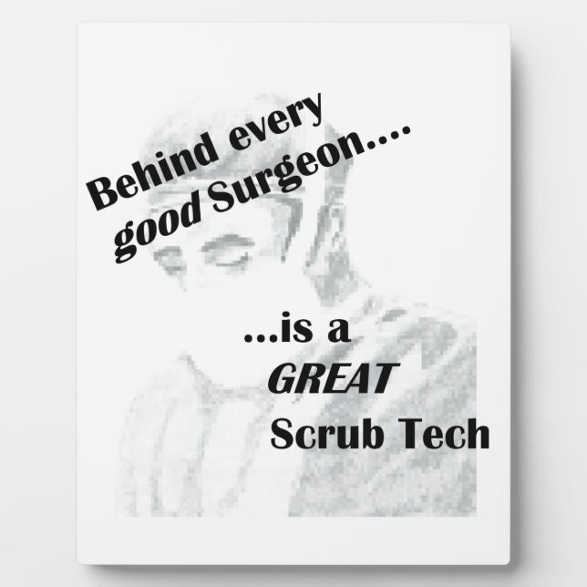 Placa Expositora Scrub Tech (Frente)