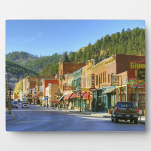 Placa Expositora SD, Deadwood, pueblo histórico minero de oro