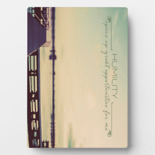 Placa Expositora Se abre la HUMILIDAD