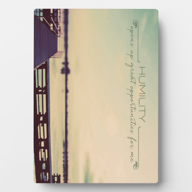 Placa Expositora Se abre la HUMILIDAD (Frente)