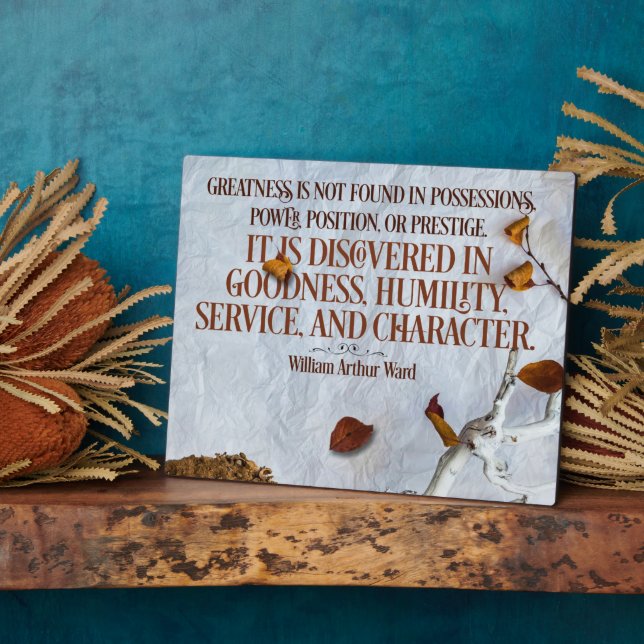 Placa Expositora Se descubre la grandeza (Lado)